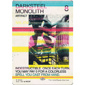 Darksteel Monolith (Colored Lines) Darksteel Monolith (Colored Lines)